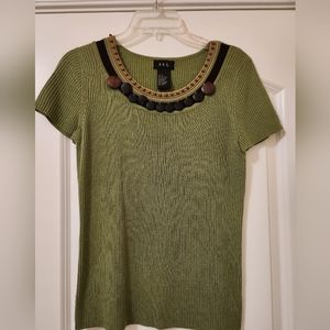 Olive Green Women's Top